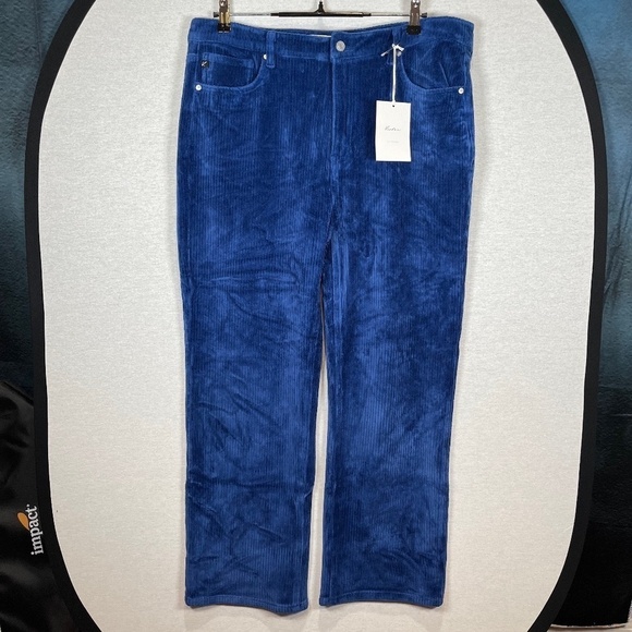 KanCan Pants - KanCan, Soft Corduroy Pants, Color Blue, Size 14/32, NWT